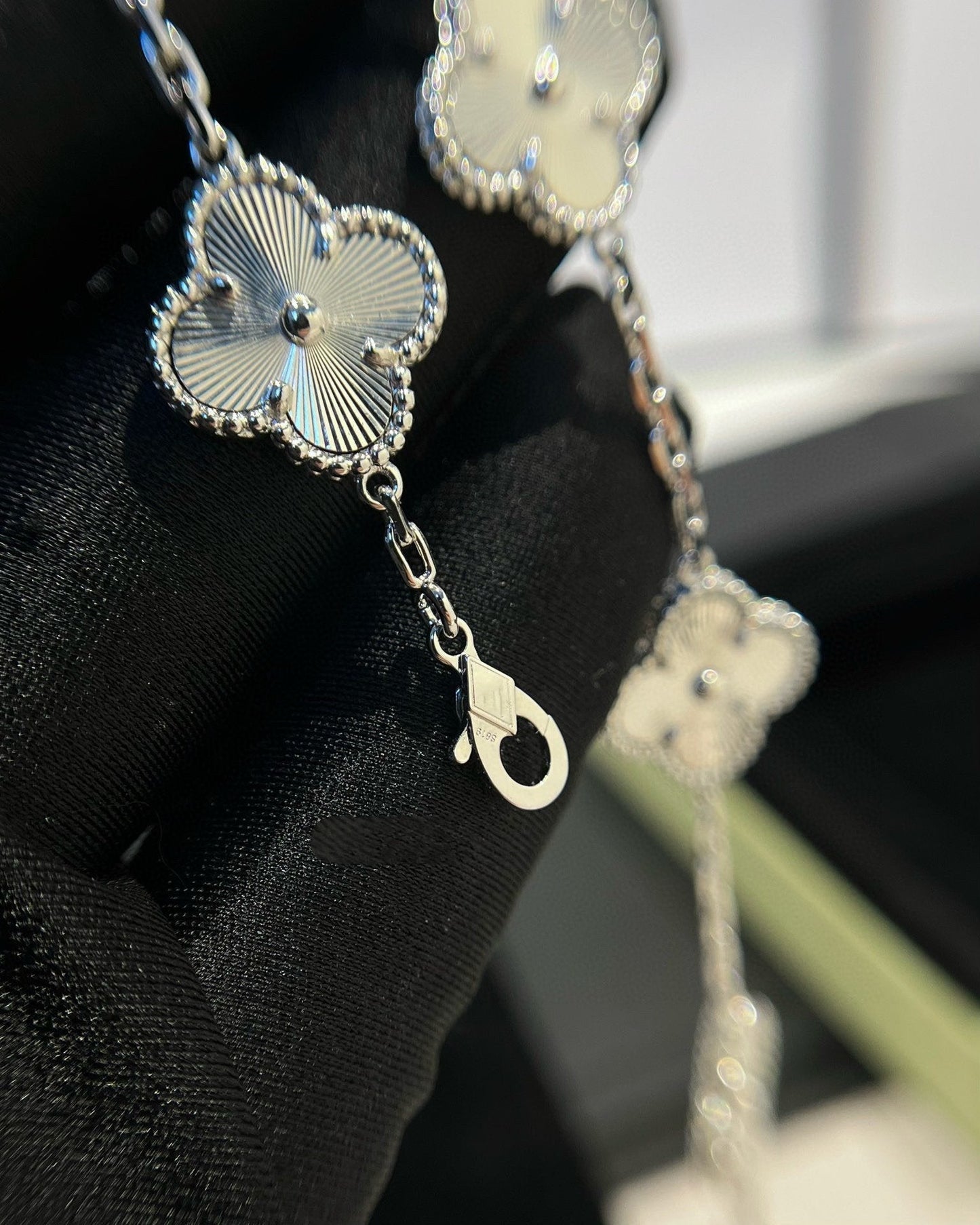 [LuckyStar]CLOVER SILBER 5 MOTIVE ARMBAND 