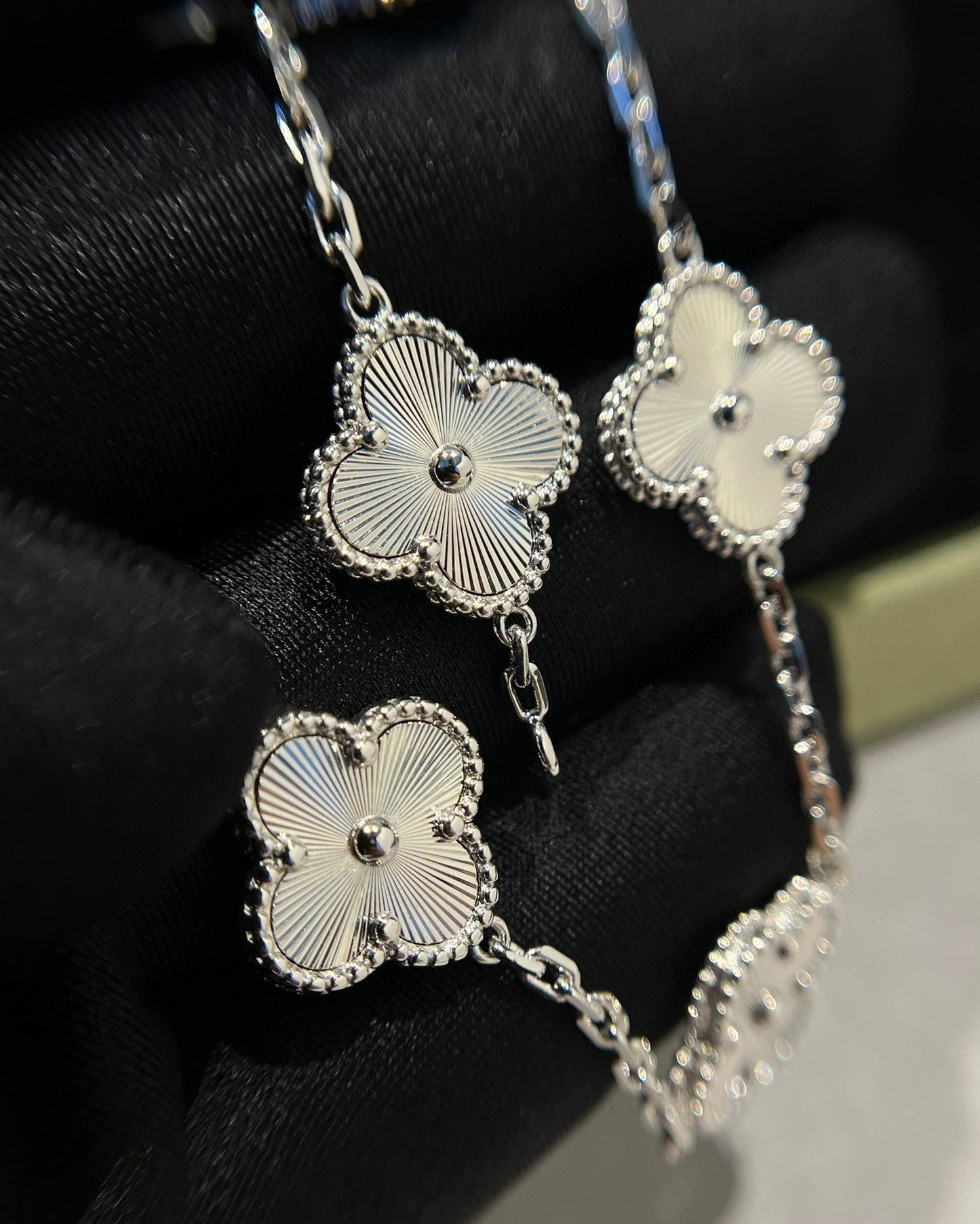 [LuckyStar]CLOVER SILBER 5 MOTIVE ARMBAND 